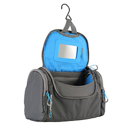Lifeventure Kulturbeutel Wash Holdall inkl. Spiegel anthrazit