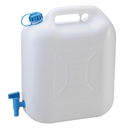 Huenersdorff Wasserkanister Eco 22 Liter mit Ablasshahn