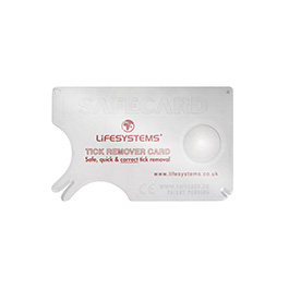 Lifesystems Zeckenzange Kartenformat mit Lupe