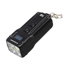 Nitecore Schlssellampe T4K 4000 Lumen schwarz inkl. Grtelclip