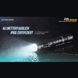 Nitecore LED-Lampe P10i 1800 Lumen schwarz inkl. Tactical Holster Bild 2