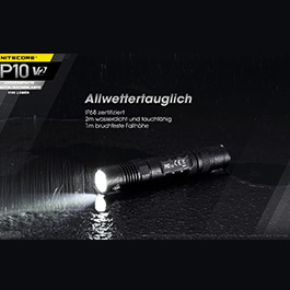 Nitecore LED Lampe P10 V2 1100 Lumen schwarz Bild 2