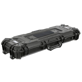 ASG Tactical Rifle Case Waffenkoffer / Trolley 102 x 32,5 x 9 cm Cubed-Schaumstoff IPX7 schwarz