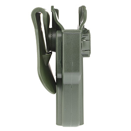 Amomax Per-Fit Universal Tactical Holster Polymer Paddle - passend für über 80 Pistolen Rechts oliv Bild 2
