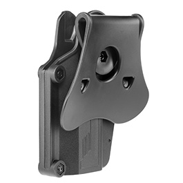 Amomax Per-Fit Universal Tactical Holster Polymer Paddle - passend für über 80 Pistolen Rechts schwarz Bild 5