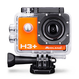 Midland H3+ Full HD Action Kamera WiFi Wasserdicht orange Bild 3