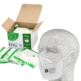 Mundschutz FFP2 Atemschutzmaske für Erwachsene EN149:2001+A1:2009 20er Packung