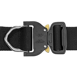 Coptex Tacticalgürtel mit Schnellverschluss 125cm schwarz 3,8cm breit Bild 2