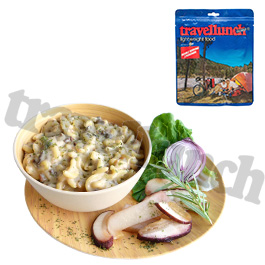 Travellunch Outdoornahrung Hauptgericht Steinpilztopf mit Nudeln 250g Doppelpack fr 2 Mahlzeiten