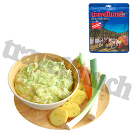 Travellunch Outdoornahrung Hauptgericht Kartoffel-Lauch-Topf 250g Doppelpack fr 2 Mahlzeiten