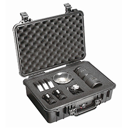 Peli Box 1500 Hard Case PnP-Schaumstoff wasserdicht schwarz Innenmaß 42,8 x 28,6 x 15,5 cm Bild 2