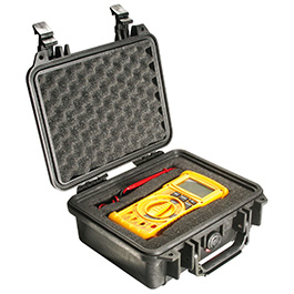 Peli Box 1200 Hard Case PnP-Schaumstoff wasserdicht schwarz Innenmaß 23,5 x 18,1 x 10,5 cm Bild 4
