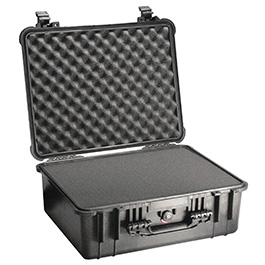 Peli Box 1550 Hard Case PnP-Schaumstoff wasserdicht schwarz Innenmaß 47,3 x 36 x 19,6 cm Bild 2