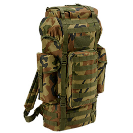 Brandit Rucksack Molle 65 Liter woodland