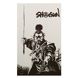Samuraituch Shogun Wanddekoration 77 x 50 cm