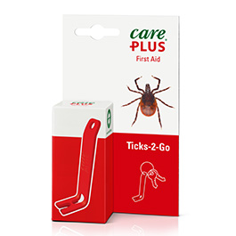 Care Plus Zeckenzange Ticks 2 Go rot