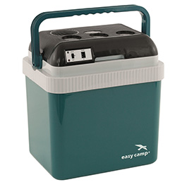 Easy Camp Kühlbox Chilly 24 Liter Kühl-/Wärmefunktion 12 Volt für Auto und Wohnmobile petrol