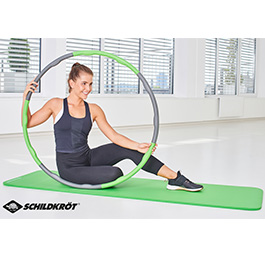 Schildkröt Hula Hoop Reifen mit Massageeffekt grün/grau Bild 2