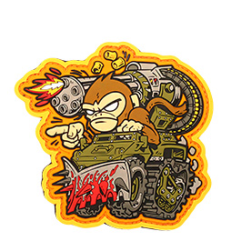 Mil-Spec Monkey 3D Rubber Patch mit Klettflche War Machine Monkey 1 multicam