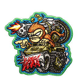 Mil-Spec Monkey Patch War Machine Monkey 1 farbig