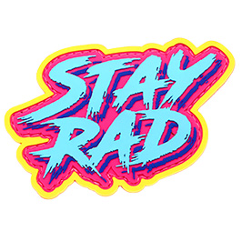 Mil-Spec Monkey 3D Rubber Patch Stay Rad blau