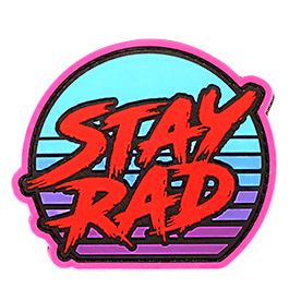 Mil-Spe Monkey 3D Rubber Patch Stay Rad Sunset night