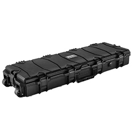 MAX Tactical Large Hard Case Waffenkoffer / Trolley 102 x 36,5 x 14,5 cm PnP-Schaumstoff schwarz