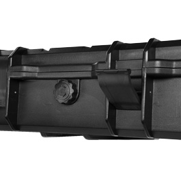 MAX Tactical Large Hard Case Waffenkoffer / Trolley 102 x 36,5 x 14,5 cm PnP-Schaumstoff schwarz Bild 10