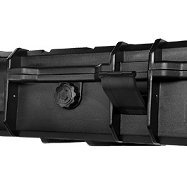 MAX Tactical X-Large Hard Case Waffenkoffer / Trolley 139 x 40 x 14,5 cm Waben-Schaumstoff schwarz Bild 10