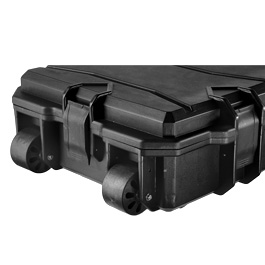 MAX Tactical X-Large Hard Case Waffenkoffer / Trolley 139 x 40 x 14,5 cm Waben-Schaumstoff schwarz Bild 8