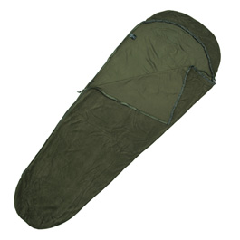 Fosco Fleece Mumienschlafsack Bushcraft Serie oliv