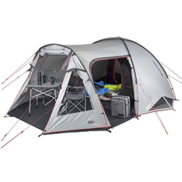 High Peak Zelt Amora 5.0 Climate Protection 80 Nibus grau fr max. 5 Personen