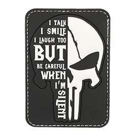 JTG 3D Rubber Patch mit Klettflche Silent Punisher schwarz/wei