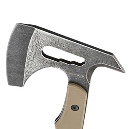 Kleinbild 3 Wartech Wurf- und Survivalaxt stonewash inkl. Scheide schwarz/tan
