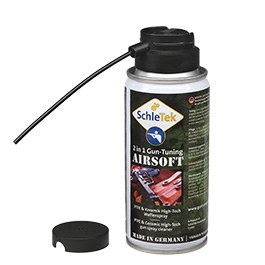 SchleTek Airsoft 2 in 1 Gun Tuning Hightech Waffenpflege Spray 100ml