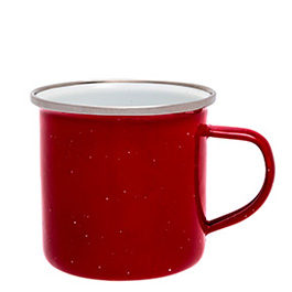 Origin Outdoors Emaille Tasse 360 ml rot