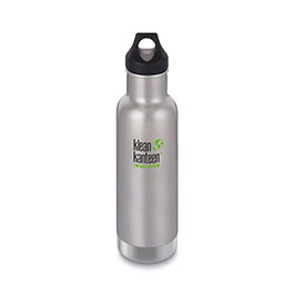 Klean Kanteen Trinkflasche Classic Edelstahl kohlensuredicht 592 ml silber