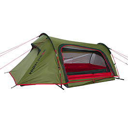 High Peak Zelt Sparrow 2  fr max. 2 Personen grn/rot