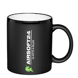 Airsoft 24 Tasse 300 ml schwarz matt