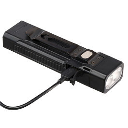 Fenix LED-Taschenlampe WT16R 300 Lumen mit Akku, Flächenleuchte schwarz Bild 6