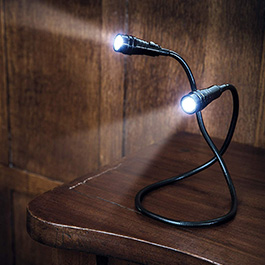 LED-Arbeitslampe Flexi Torch biegbar 6 LED`s schwarz