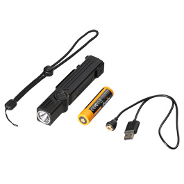 Fenix LED-Taschenlampe WT25R 1000 Lumen mit Akku, drehbarer Lampenkopf schwarz Bild 4
