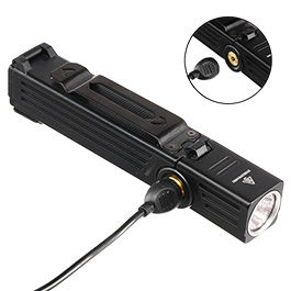 Fenix LED-Taschenlampe WT25R 1000 Lumen mit Akku, drehbarer Lampenkopf schwarz Bild 7