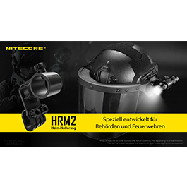 Nitecore Helmmontage Universal HRM2 für Taschenlampen schwarz Bild 2