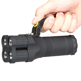 LED-Taschenlampe mit 4 leuchtstarken LED`s schwarz Bild 1 xxx: