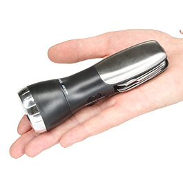 Multifunktions LED-Taschenlampe Be Prepared inkl. 12 Tools schwarz/silber Bild 5