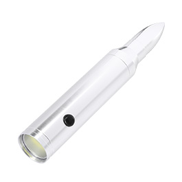 LED-Taschenlampe Bullet Light Aluminium silber Bild 1 xxx: