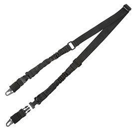 Amomax 2-Punkt Tragegurt Dual Bungee Universal Tactical Heavy Duty Version schwarz