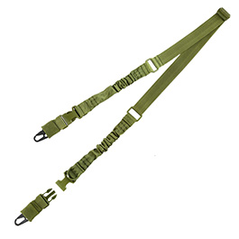 Amomax 2-Punkt Tragegurt Dual Bungee Universal Tactical Heavy Duty Version oliv
