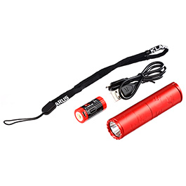 Klarus LED Taschenlampe K10 1200 ANSI Lumen rot Jubiläumslampe inkl. Geschenkverpackung Bild 4